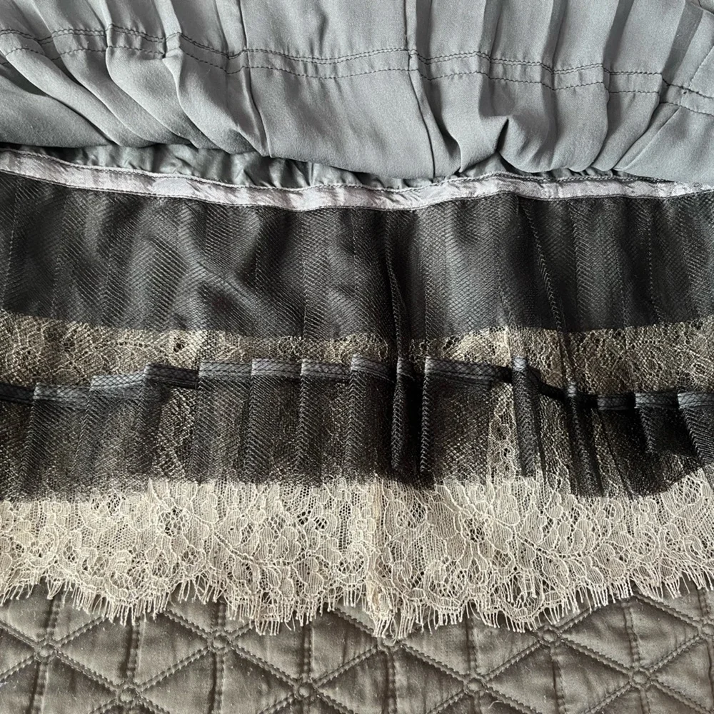 BCBGMAXAZRIA Runway corset pleated lace mini strapless dress - Picture 9 of 15